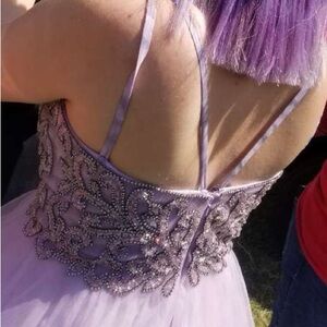 prom dress, size 10, purple color.